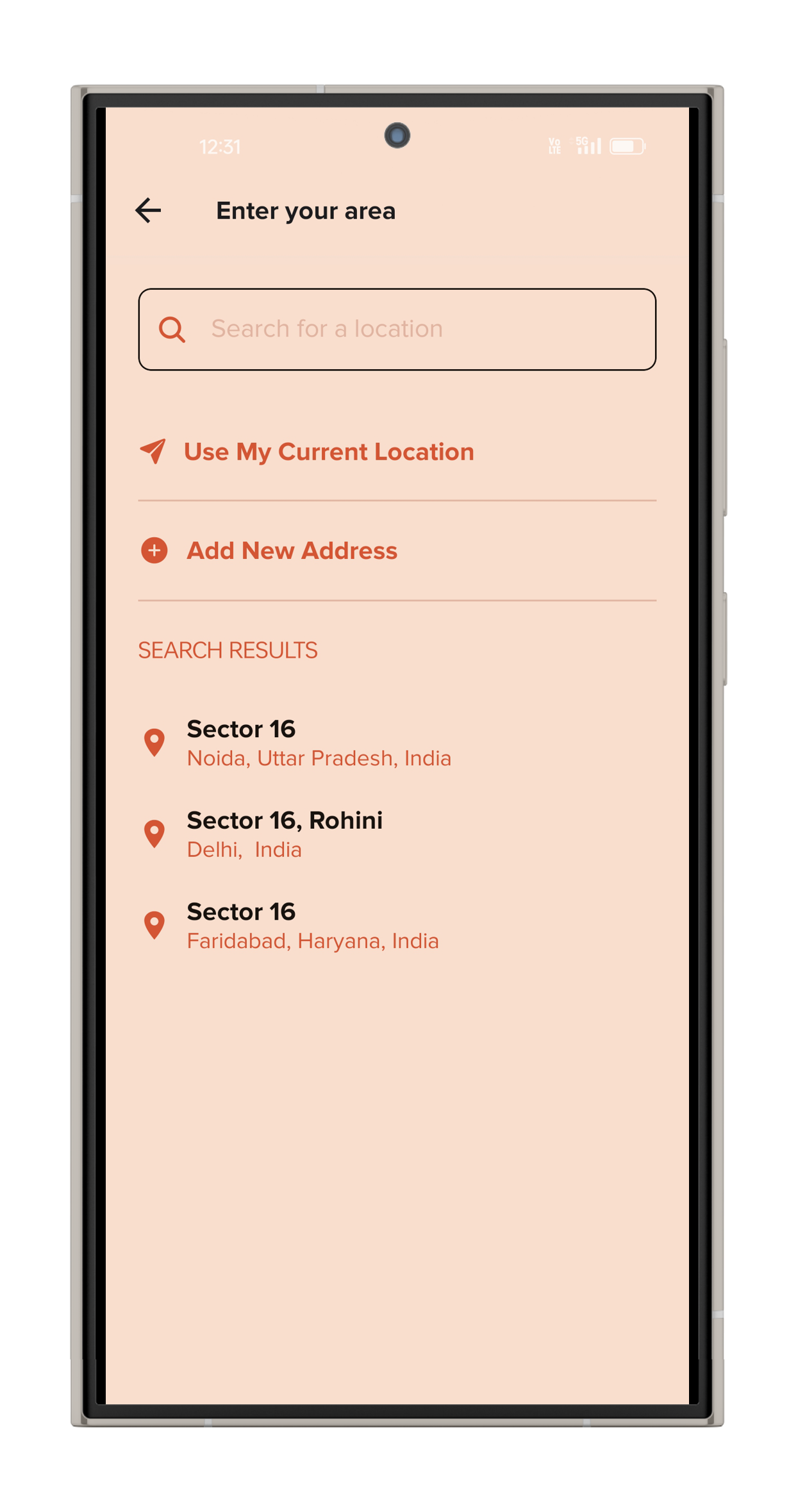 Food Ordering App